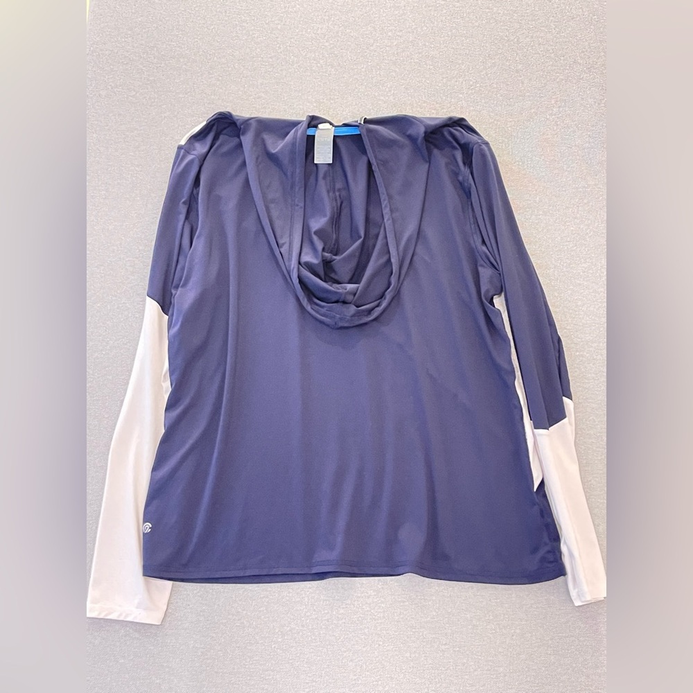 Champion XXL Navy White Athletic Hoodie | Performance Pullover - Picture 2 of 5